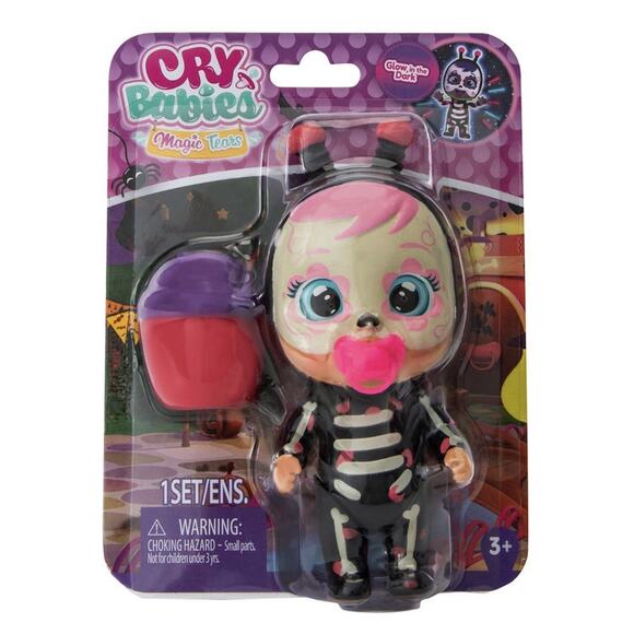🔥Cry Babies Magic Tears Doll Figure Set Glow in the Dark  🔥Cry Babies Magic Tears Doll Figure Full Set Glow in the Dark Series BNWT🔥